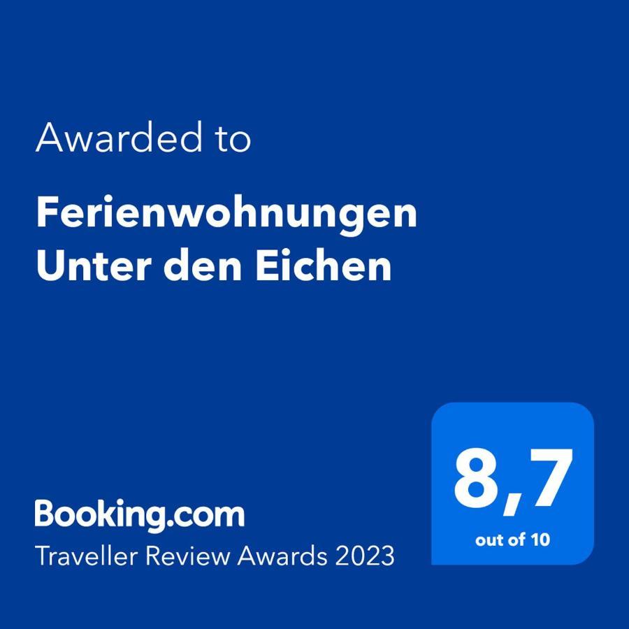 שטאדה Ferienwohnungen Unter Den Eichen מראה חיצוני תמונה