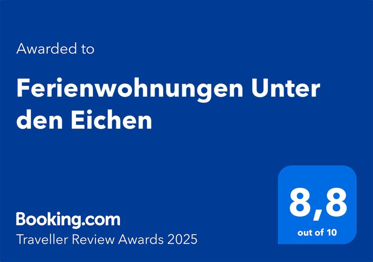 שטאדה Ferienwohnungen Unter Den Eichen מראה חיצוני תמונה